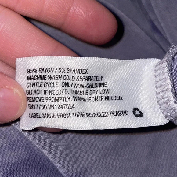 JoyLab Women’s Purple Tie Dye Muscle Crop T-Shirt Size Medium - Picture 5 of 7